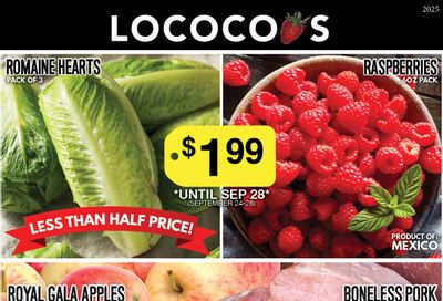Lococo's Flyer September 24 to 28