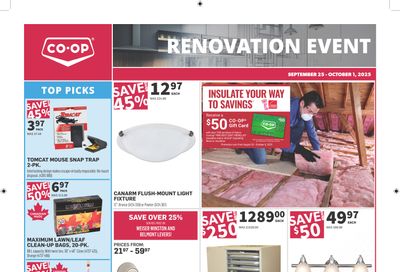 Co-op (West) Home Centre Flyer September 25 to October 1