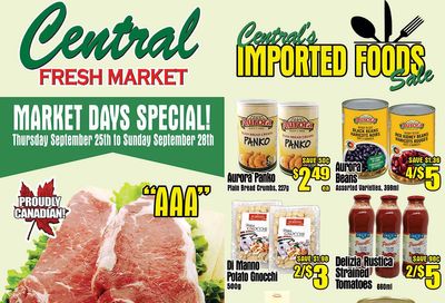 Central Fresh Market Flyer September 25 to October 2