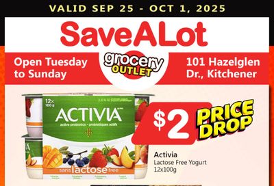 SaveALot Grocery Outlet Flyer September 25 to October 1