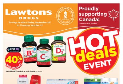 Lawtons Drugs Flyer September 26 to October 2