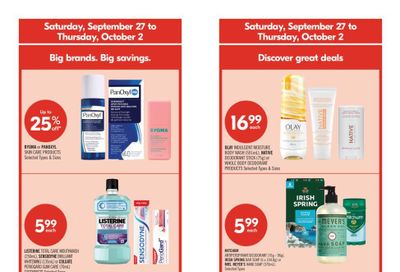 Shoppers Drug Mart (ON) Flyer September 27 to October 2