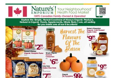 Nature's Emporium Bi-Weekly Flyer September 25 to October 8