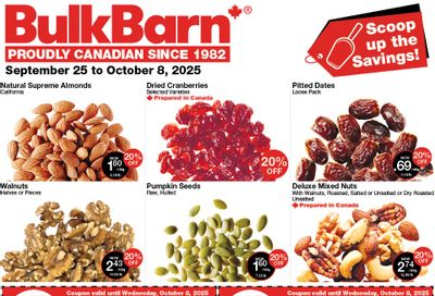 Bulk Barn Flyer September 25 to October 8