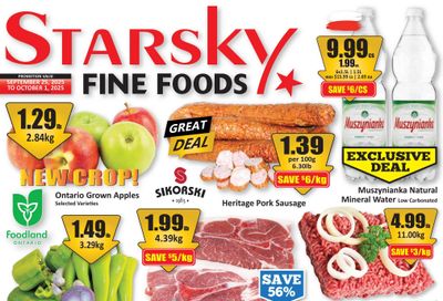 Starsky Foods Flyer September 25 to October 1