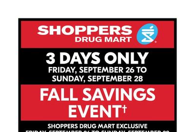 Shoppers Drug Mart (Atlantic) Flyer September 27 to October 2