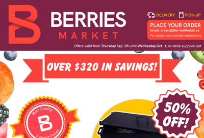 Berries Market Flyer September 25 to October 1