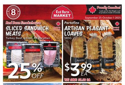 Red Barn Market Flyer September 25 to October 1