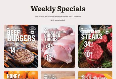 Meridian Farm Market Flyer September 25 to October 1