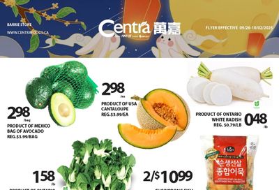 Centra Foods (Barrie) Flyer September 26 to October 2