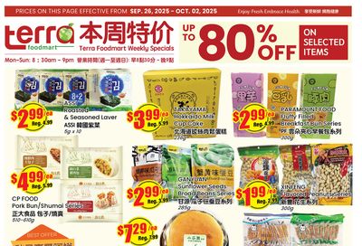 Terra Foodmart Flyer September 26 to October 2