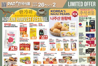 PAT Mart Flyer September 26 to October 2