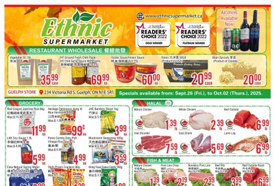 Ethnic Supermarket (Guelph) Flyer September 26 to October 2
