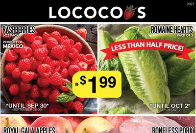 Lococo's Flyer September 26 to 30