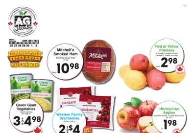 AG Foods Flyer September 26 to October 2