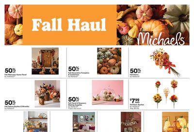 Michael's Flyer September 26 to October 2