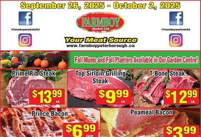 Farmboy Peterborough Flyer September 26 to October 2
