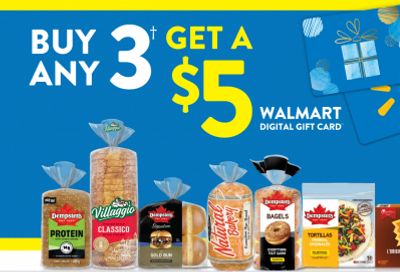 Walmart Canada: Buy 3 Participating Products and Get a $5 Walmart Digital Gift Card