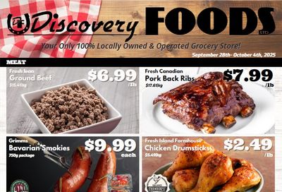 Discovery Foods Flyer September 28 to October 4
