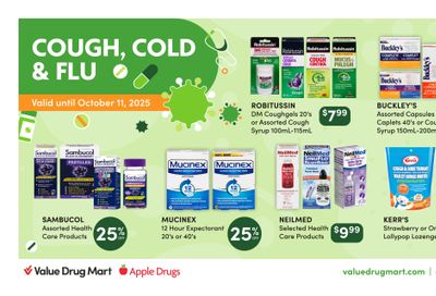 Apple Drugs Flyer September 28 to October 11