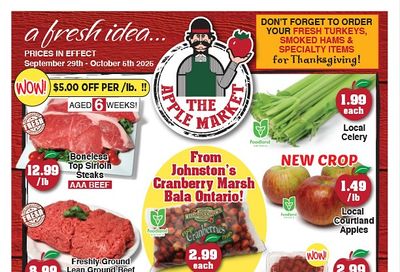 The Apple Market Flyer September 29 to October 5