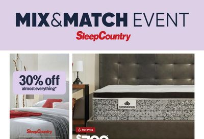 Sleep Country Flyer October 1 to 7