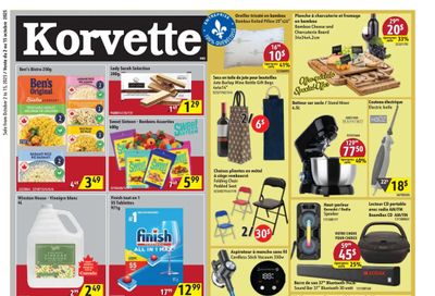 Korvette Flyer October 2 to 8