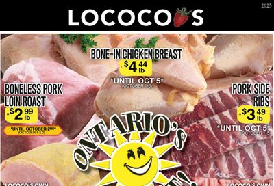 Lococo's Flyer October 1 to 5