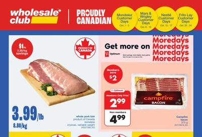 Wholesale Club (West) Flyer October 2 to 22