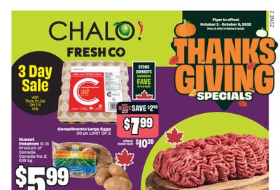 Chalo! FreshCo (West) Flyer October 2 to 8