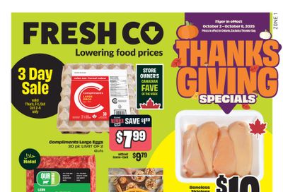 FreshCo (ON) Flyer October 2 to 8