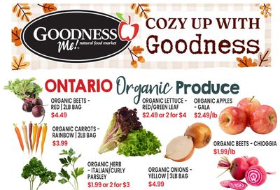 Goodness Me Flyer October 1 to 8