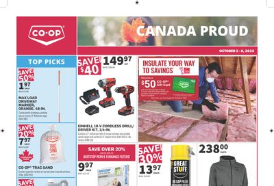 Co-op (West) Home Centre Flyer October 2 to 8