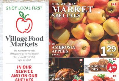 Village Food Markets Flyer October 1 to 7