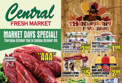 Central Fresh Market Flyer October 2 to 9