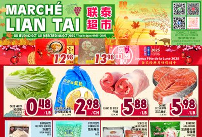 Marche Lian Tai Flyer October 2 to 8