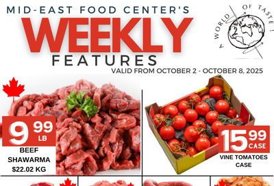 Mid-East Food Centre Flyer October 2 to 8
