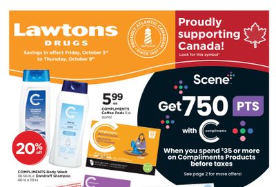 Lawtons Drugs Flyer October 3 to 9