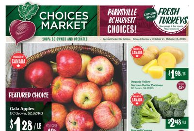 Choices Market Flyer October 2 to 8