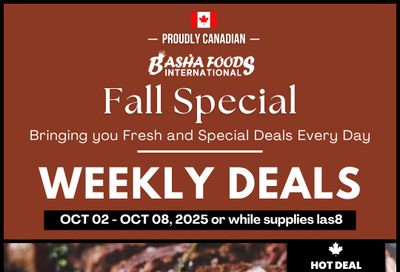 Basha Foods International Flyer October 2 to 8