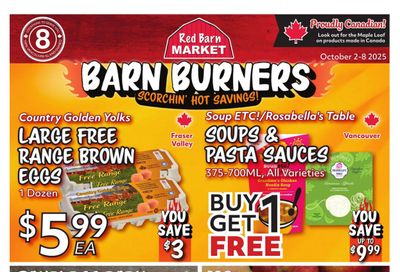 Red Barn Market Flyer October 2 to 8