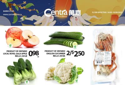 Centra Foods (Barrie) Flyer October 3 to 9