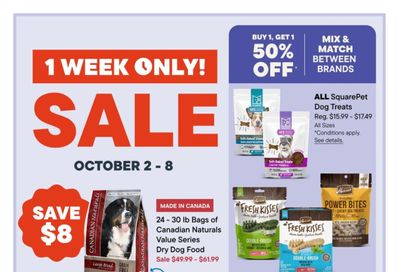Tisol Pet Nutrition & Supply Stores Flyer October 2 to 8