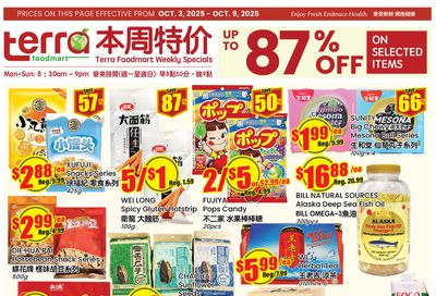 Terra Foodmart Flyer October 3 to 9