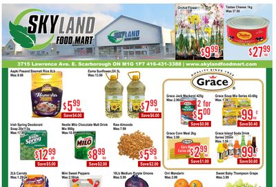 Skyland Food Mart Flyer October 3 to 9