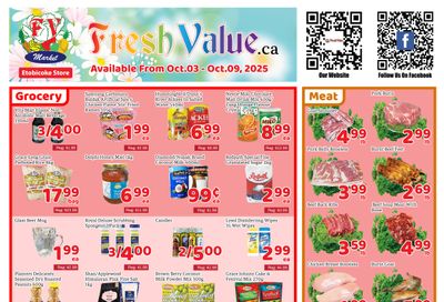 Fresh Value (Etobicoke) Flyer October 3 to 9