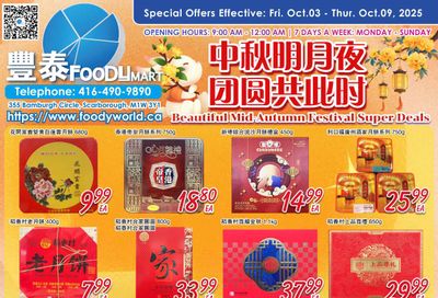 FoodyMart (Warden) Flyer October 3 to 9