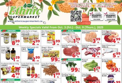 Ethnic Supermarket (Milton) Flyer October 3 to 9