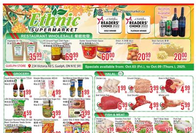 Ethnic Supermarket (Guelph) Flyer October 3 to 9