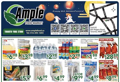 Ample Food Market (North York) Flyer October 3 to 9